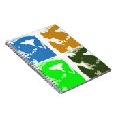 Pop Art Lemurs Notizblock (Rechte Seite)