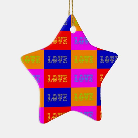 Pop Art Liebe Keramikornament (Rechts)