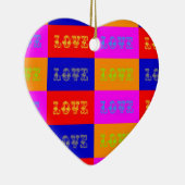 Pop Art Liebe Keramikornament (Rechts)