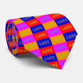 Pop Art Liebe Krawatte (Gerollt)