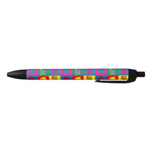 Pop Art Liebe Kugelschreiber (Unterseite)
