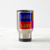 Pop Art Liebe Reisebecher (Mittel)