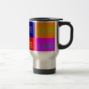 Pop Art Liebe Reisebecher