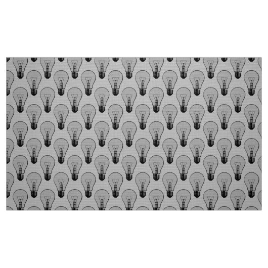 Pop Art Light Bulb Stoff (Fat Quarter (45,7 x 55,9 cm))