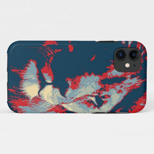 Pop Art Lion Case-Mate iPhone Hülle (Rückseite (Horizontal))