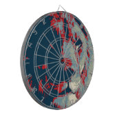 Pop Art Lion Dartscheibe (Vorderseite Links)