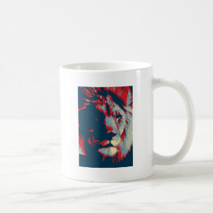 Pop Art Lion Kaffeetasse