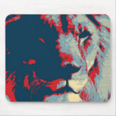 Pop Art Lion Mousepad (Vorne)