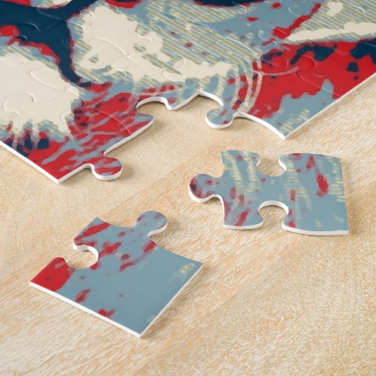 Pop Art Lion Puzzle (Seite)