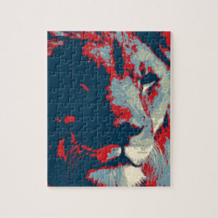 Pop Art Lion Puzzle