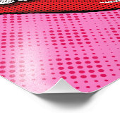 Pop Art Lips Foto drucken (Ecke)