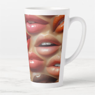 Pop Art Lips Latte Tasse 12 & 17 oz