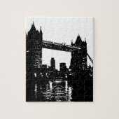 Pop Art London Tower Bridge Puzzle (Vertikal)