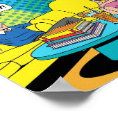 Pop Art Lounge Poster (Ecke)