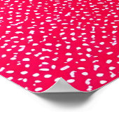 Pop Art LOVE Typography Abstract Valentine design Poster (Ecke)