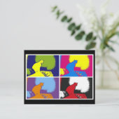 Pop Art Lucy #2 Postkarte (Stehend Vorderseite)