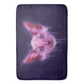 Pop Art Lykoi Cat Badematte (Vorderseite Vertikal)
