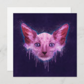 Pop Art Lykoi Werewolf Cat (Vorne/Hinten)