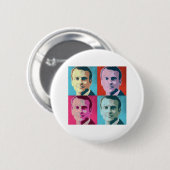 Pop Art Macron Button (Vorne & Hinten)