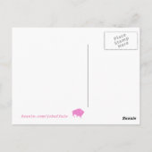 Pop Art Maine Coon Cat Postkarte (Rückseite)