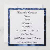 Pop Art Man Feierlichkeiten Einladung (Rückseite)