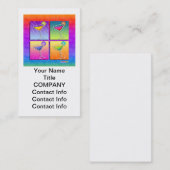Pop Art MARGARITAS BUSINESS CARD (Vertikal) Visitenkarte (Vorne/Hinten)
