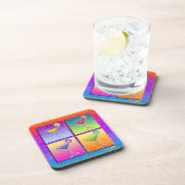 Pop Art Margaritas Cork Untersetzer (Rechte Seite)