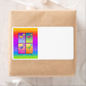 Pop Art MARGARITAS ETIKETT (Insitu)