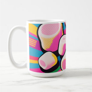 Pop-Art-Marshmallow-Explosion Kaffeetasse