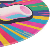 Pop-Art-Marshmallow-Explosion Schneidebrett (Ecke)
