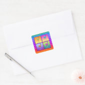 Pop Art MARTINIS STICKER (sq) (Umschlag)