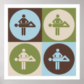 Pop Art Massage Poster (Vorne)