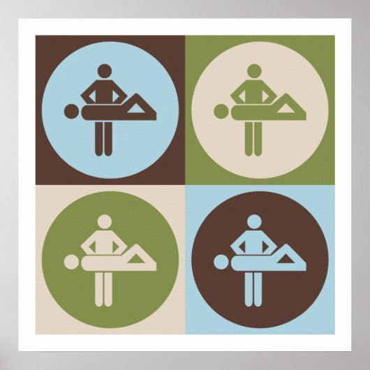 Pop Art Massage Poster (Vorne)