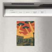 Pop Art MCM Alien Invasion Magnet (In Situ (Geschirrspüler))