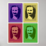 Pop Art Meher Baba Portrait Poster drucken<br><div class="desc">Hätte Meher Baba gekannt? Ein 4-farbiges Pop-Kunstrendering.</div>