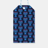 Pop Art Menorah Geschenktasten Geschenkanhänger (Vorderseite)