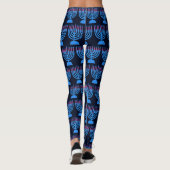 Pop Art Menorah Leggings (Rückseite)