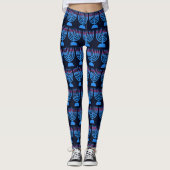 Pop Art Menorah Leggings (Vorderseite)