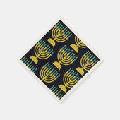 Pop Art Menorah Napkins Serviette (Ecke)