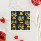 Pop Art Menorah Napkins Serviette (Beispiel)