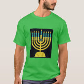 Pop Art Menorah T-Shirt (Vorderseite)