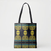 Pop Art Menorah Tasche (Vorderseite)
