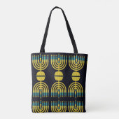 Pop Art Menorah Tasche (Rückseite)