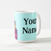 Pop Art Message Kaffeetasse (VorderseiteRechts)