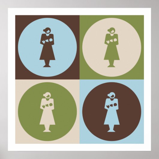 Pop Art Midwifery Poster (Vorne)