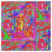 Pop-Art-Mod-Abstraktes Design Stoff (Nahaufnahme)