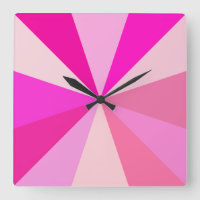Pop Art Modern 60er Funky Geometric Rays in rosa