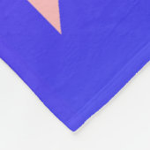 Pop Art Mona Lisa Fleecedecke (Ecke)