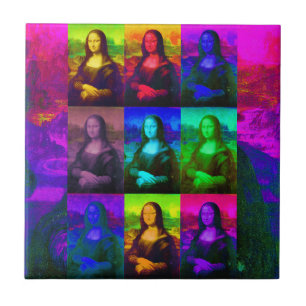 Pop Art Mona Lisa Fliese