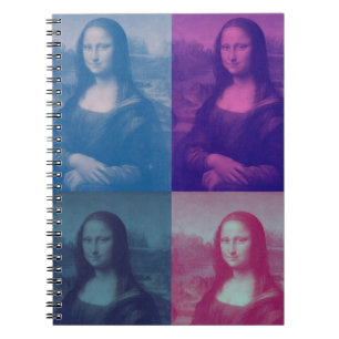 Pop Art Mona Lisa Notebook Notizblock